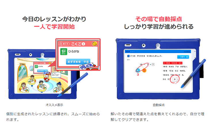 進研ゼミ小学講座 チャレンジタッチ公式サイトの挿入画像